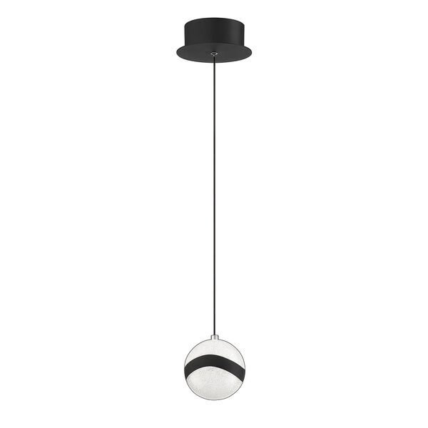 Mystyke Matte Black 5-Inch LED Mini Pendant, image 1