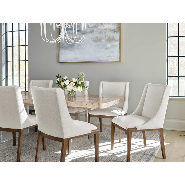 Tranquility Beige and Brown Dining Chair, image 2