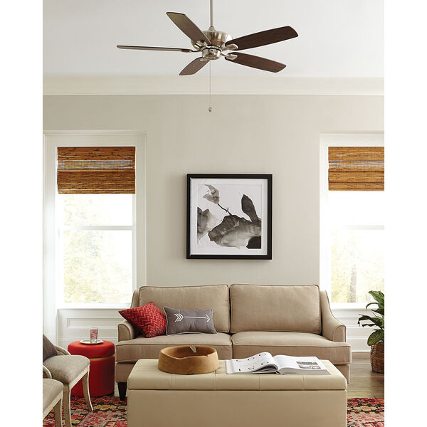 Colony Super Max 60-Inch Brushed Steel Ceiling Fan, image 7