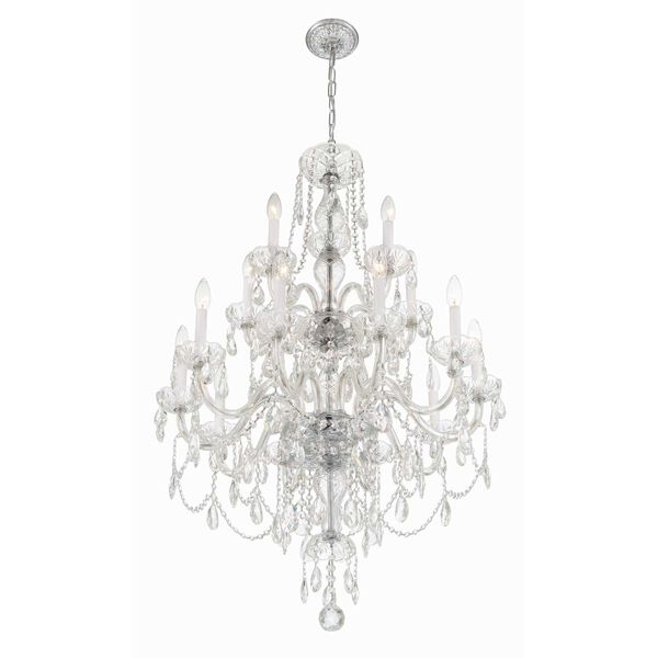 Traditional Crystal 15-Light Chandelier, image 2