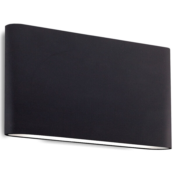 Slate Black 10-Inch Outdoor LED Wall Mount, image 1