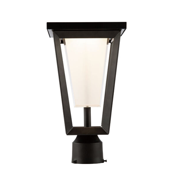 Waterbury Black LED Outdoor Post Lantern, image 4