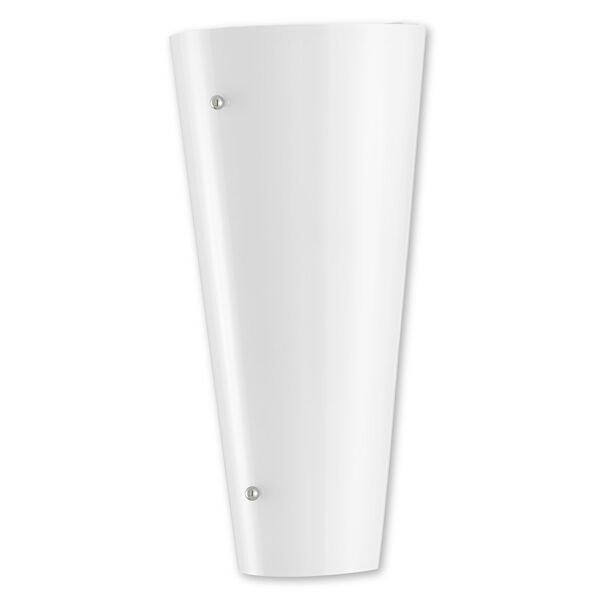Cleo Glossy White Three-Light Wall Sconce, image 4