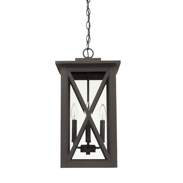 Avondale Oil Rubbed Bronze Four-Light Outdoor Hanging Lantern, image 1