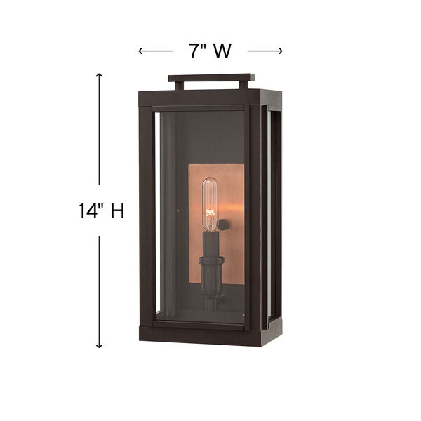 Sutcliffe Oil Rubbed Bronze One-Light Outdoor Wall Sconce, image 4