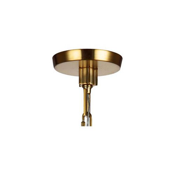 Dover Brass 12-Inch One-Light Pendant, image 3