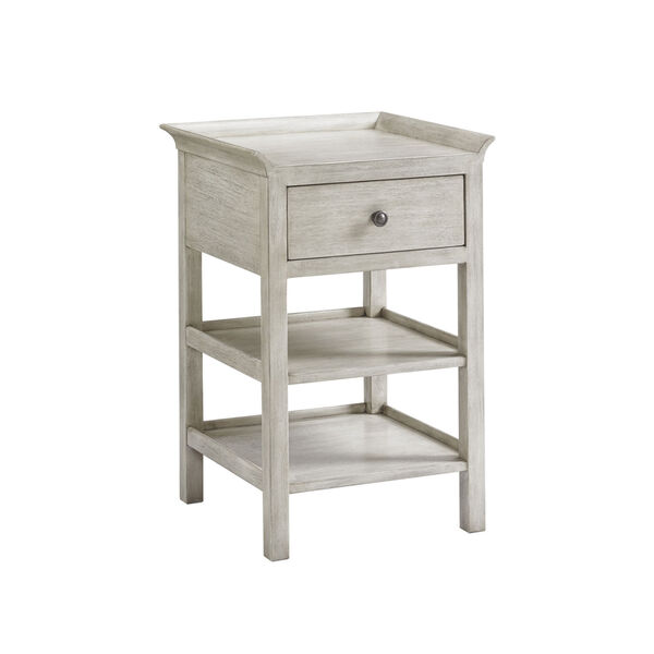 Oyster Bay White Pellham Night Table, image 1