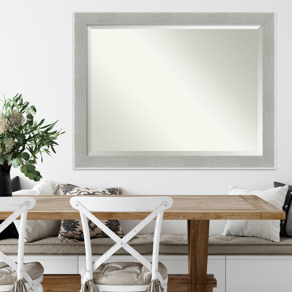 Glam Gray Silver Wall Mirror, image 4