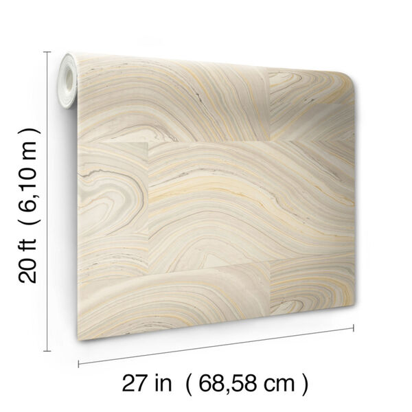 Simply Candice Gray Onyx Peel and Stick Wallpaper, image 3