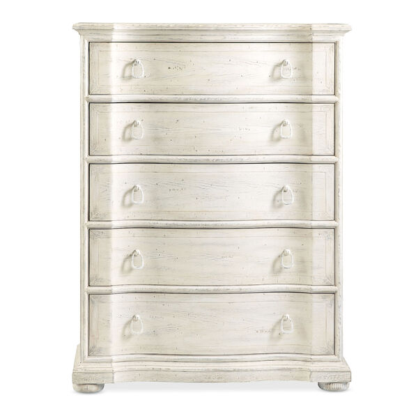 Traditions Soft White Six-Drawer Chest, image 2