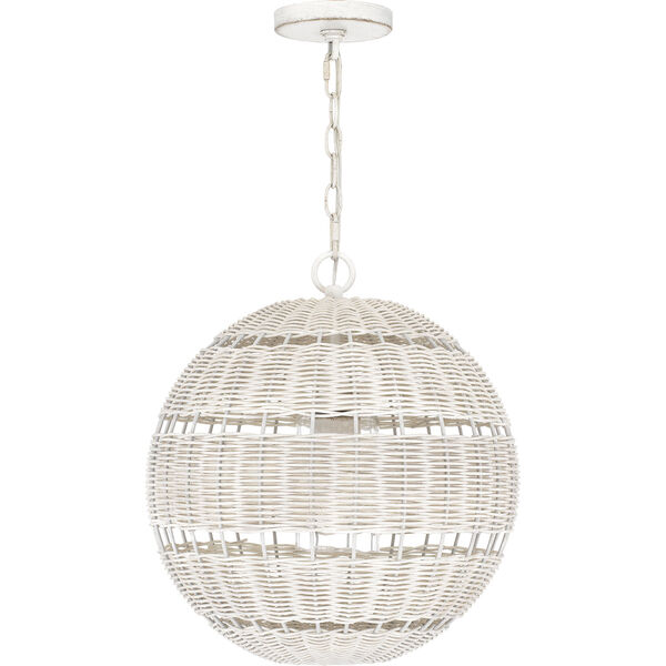 Lindendale Antique White One-Light Outdoor Pendant, image 5