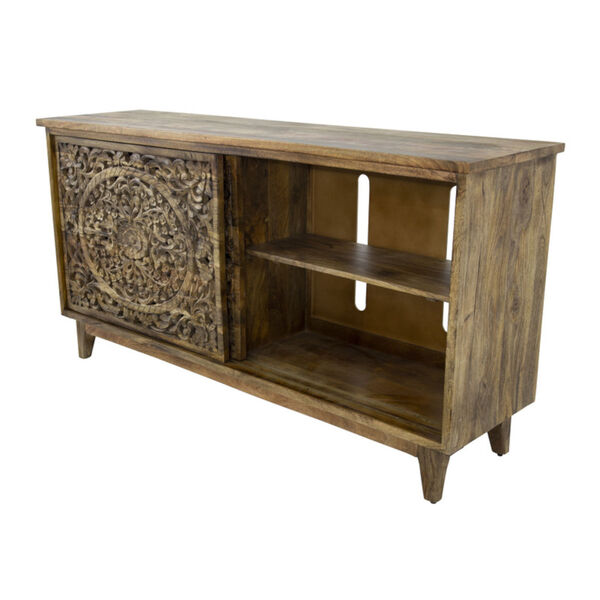 Brown 67-Inch Large Cabinet, image 7