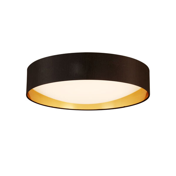Orme Black and Gold LED 20-Inch Flush Mount, image 1