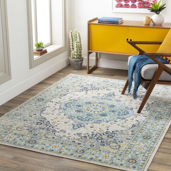 Chester Aqua Rectangle 7 Ft. 10 In. x 10 Ft. 3 In. Rugs, image 2