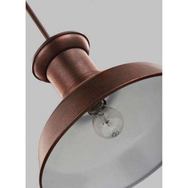 Lex Weathered Copper One-Light Outdoor Pendant, image 2