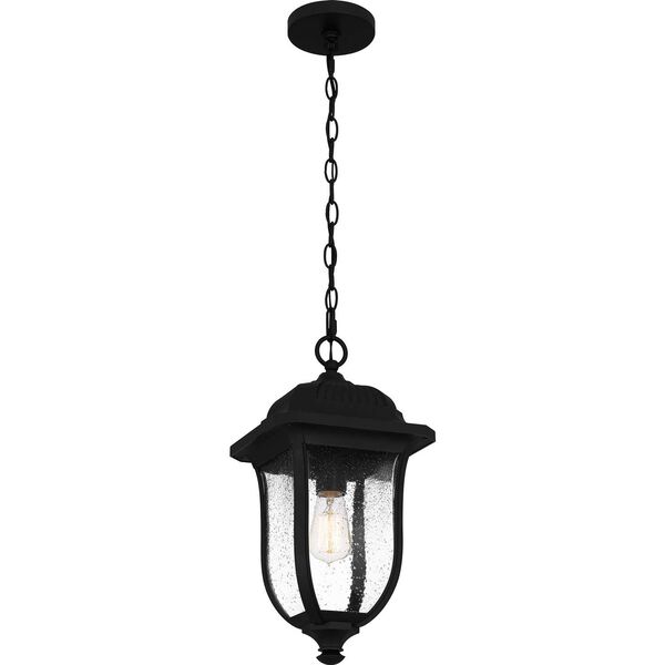 Mulberry Matte Black One-Light Outdoor Pendant, image 5