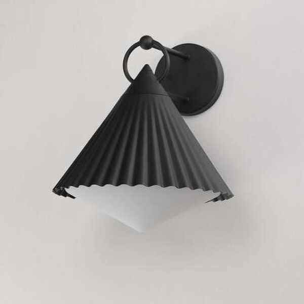 Odette Black 14-Inch One-Light Outdoor Wall Sconce, image 4