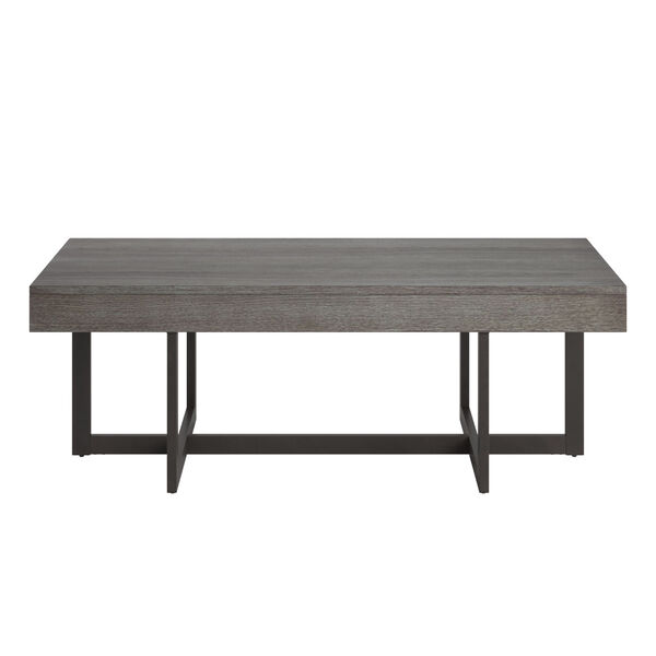 Hunter Gray Coffee Table with Two Drawer, image 2
