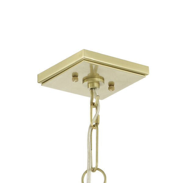 Paxton Antique Gold Four-Light Mini Chandelier, image 5
