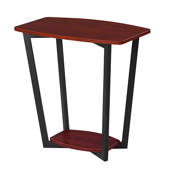 Graystone Cherry End Table with Black Frame, image 3
