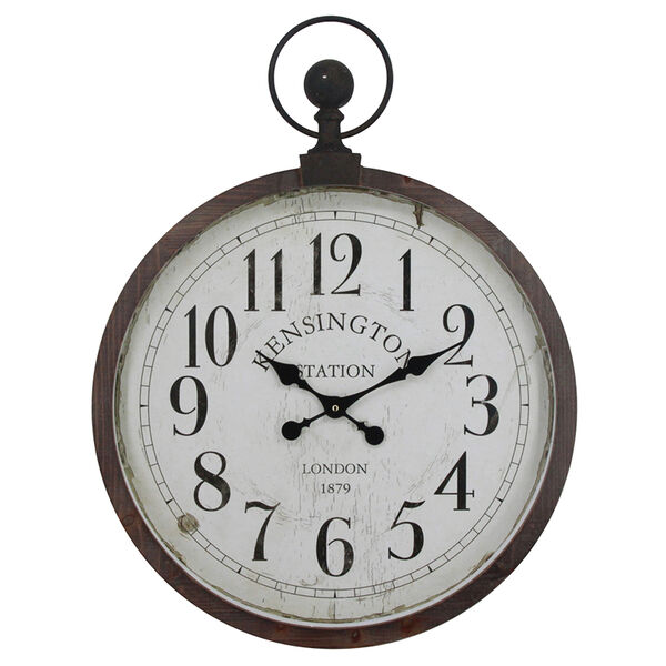Kensington Station Pocket Watch Style Wall Clock, image 1
