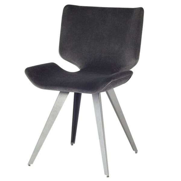 Astra Black and Gray Dining Chair, image 1