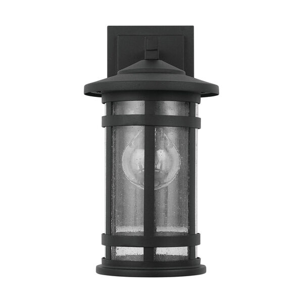 Mission Hills Black One-Light Outdoor Wall Lantern, image 1