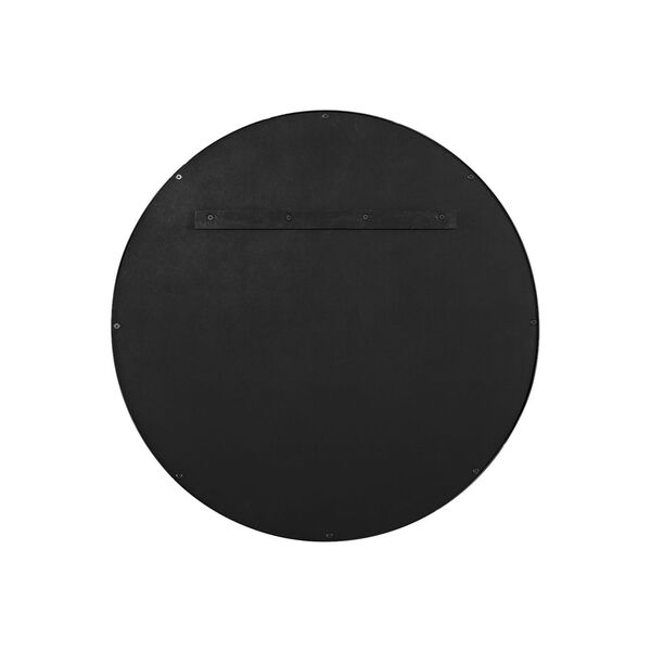 Nomad Brushed Steel Round Wall Mirror, image 2