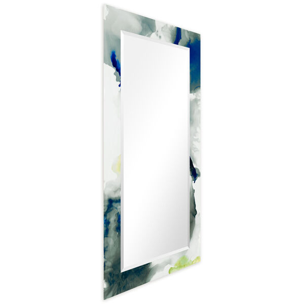 Ephemeral Blue 54 x 28-Inch Rectangular Beveled Wall Mirror, image 2