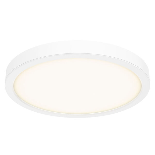 White 18-Inch LED Flush Mount, image 1