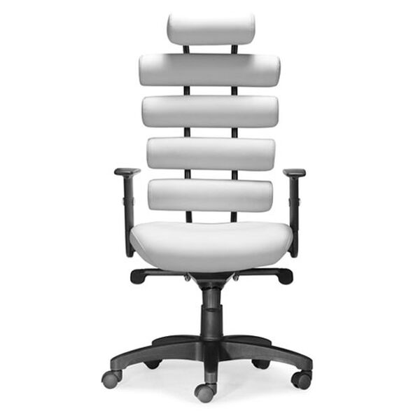 Unico White Office Chair, image 1