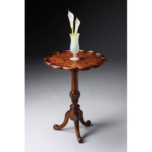 Dansby Olive Ash Pedestal Side Table, image 1