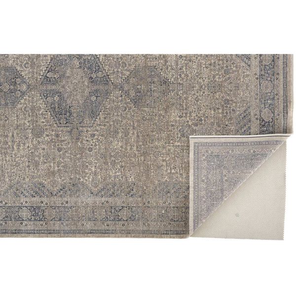 Marquette Taupe Gray Blue Area Rug, image 6