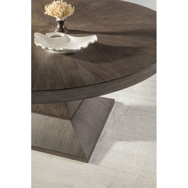 Cohesion Program Brown Chronicle Round Dining Table, image 5