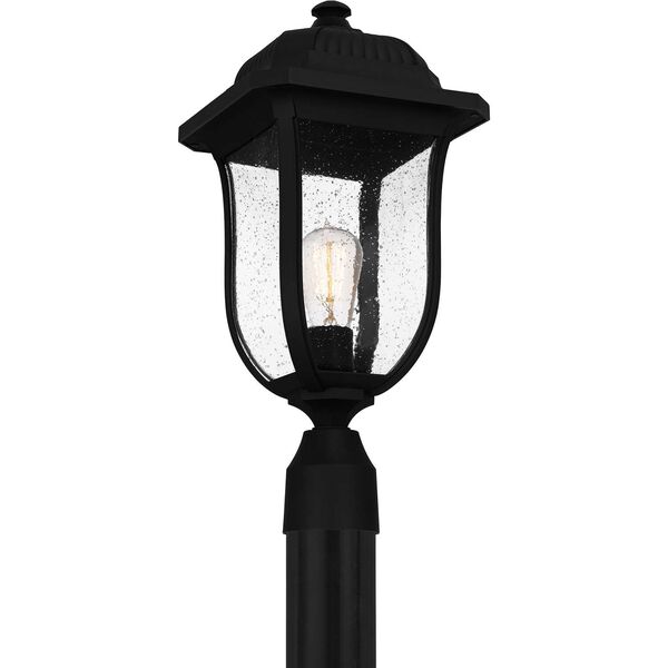 Mulberry Matte Black One-Light Outdoor Post Mount, image 6