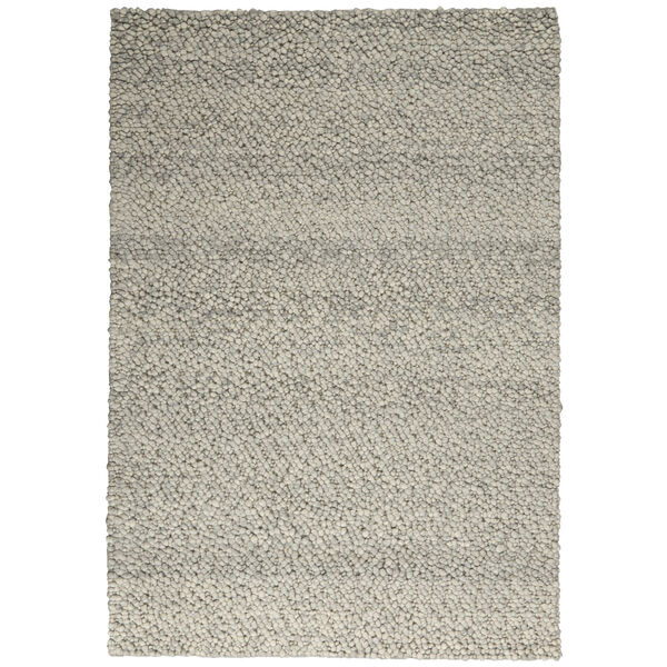 Riverstone Grey Ivory Rectangular: 5 Ft. 3 In. x 7 Ft. 5 In. Area Rug, image 1