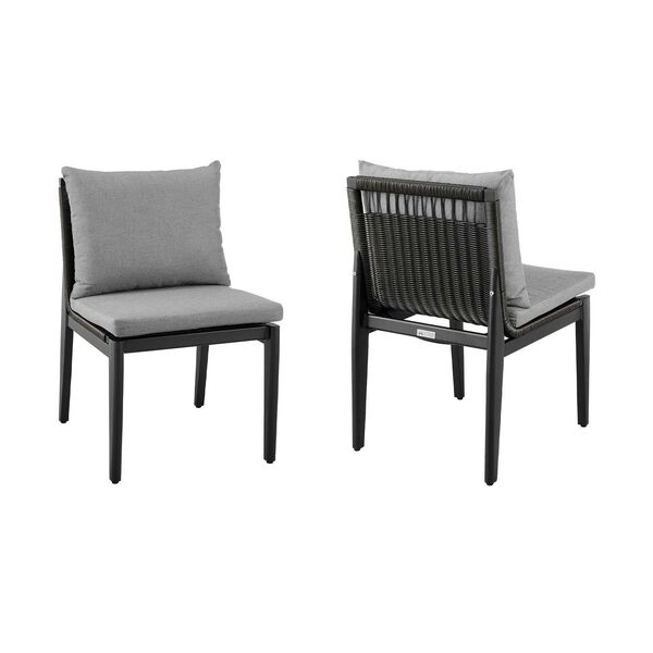 Grand Black Outdoor Dining Chair, image 1