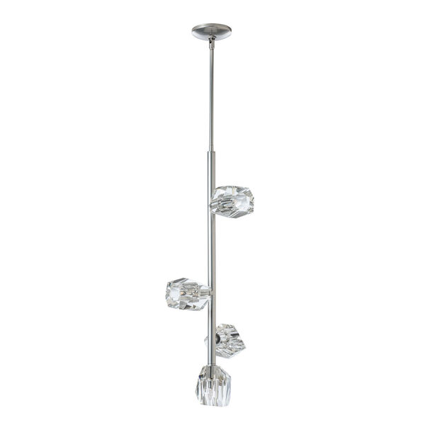 Gatsby Silver Four-Light LED Vertical Pendant, image 6