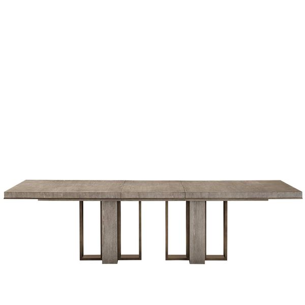 ErinnV x Universal Del Monte Weathered Oak and Bronze Dining Table, image 1