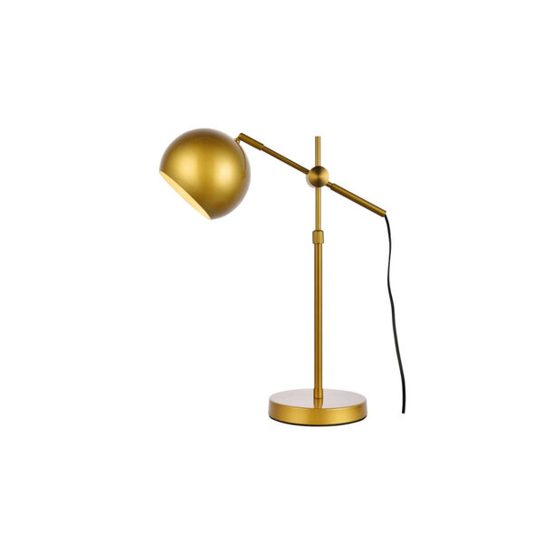 Forrester Brass One-Light Table Lamp, image 1