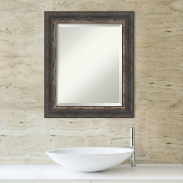 Bark Brown 21W X 25H-Inch Bathroom Vanity Wall Mirror, image 5