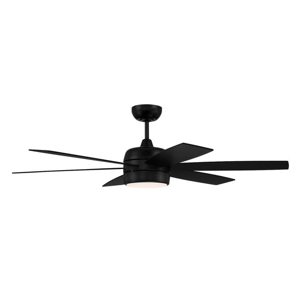 Trevor Flat Black 52-Inch LED Ceiling Fan, image 7