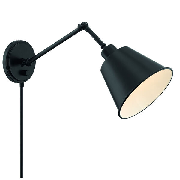 Mitchell Matte Black 24-Inch One-Light Wall Sconce, image 3
