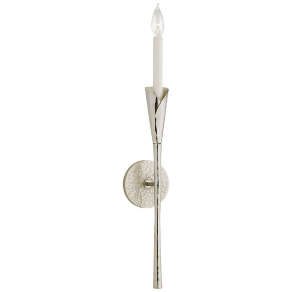 Aiden Tail Sconce in Polished Nickel by Chapman  and  Myers, image 1