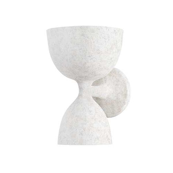 Waucoba White Two-Light Wall Sconce, image 1