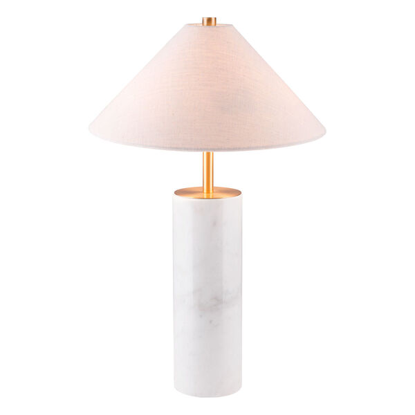 Ciara Beige and White Two-Light Table Lamp, image 3