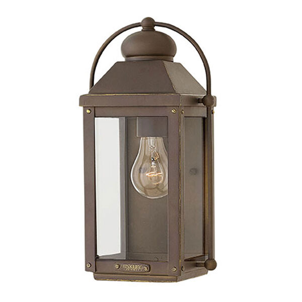 Anchorage Aged Zinc One-Light Outdoor 13-Inch Small Wall Mount, image 1