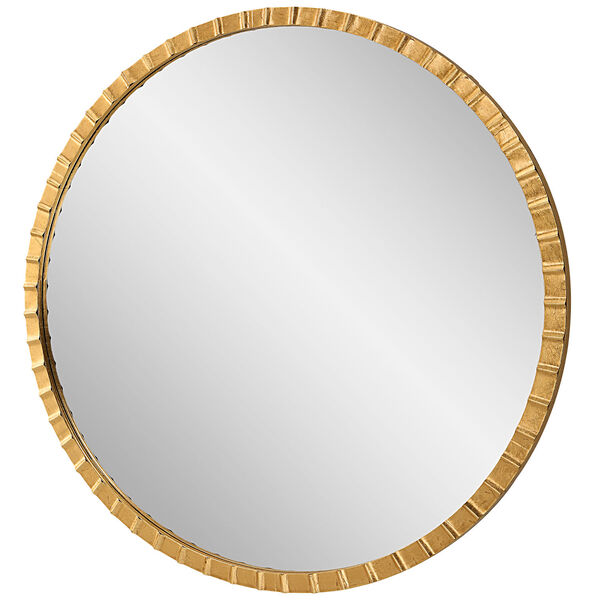 Dandridge Gold 42-Inch x 42-Inch Round Wall Mirror, image 5