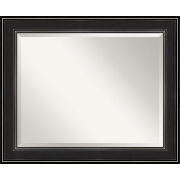 Ridge Black 34W X 28H-Inch Bathroom Vanity Wall Mirror, image 1