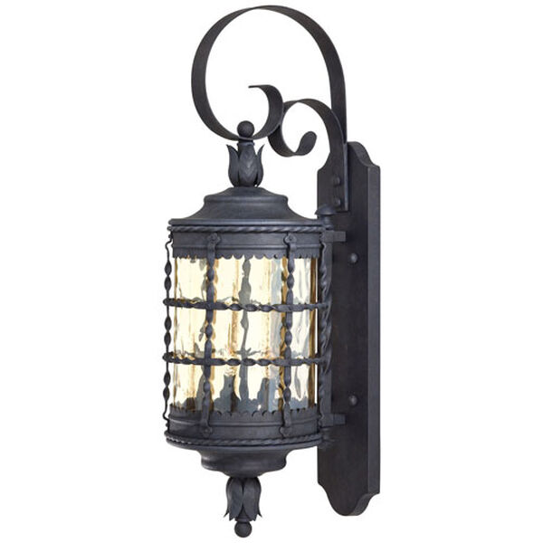 Kingswood Iron Two-Light Outdoor Lantern Wall Sconce, image 1